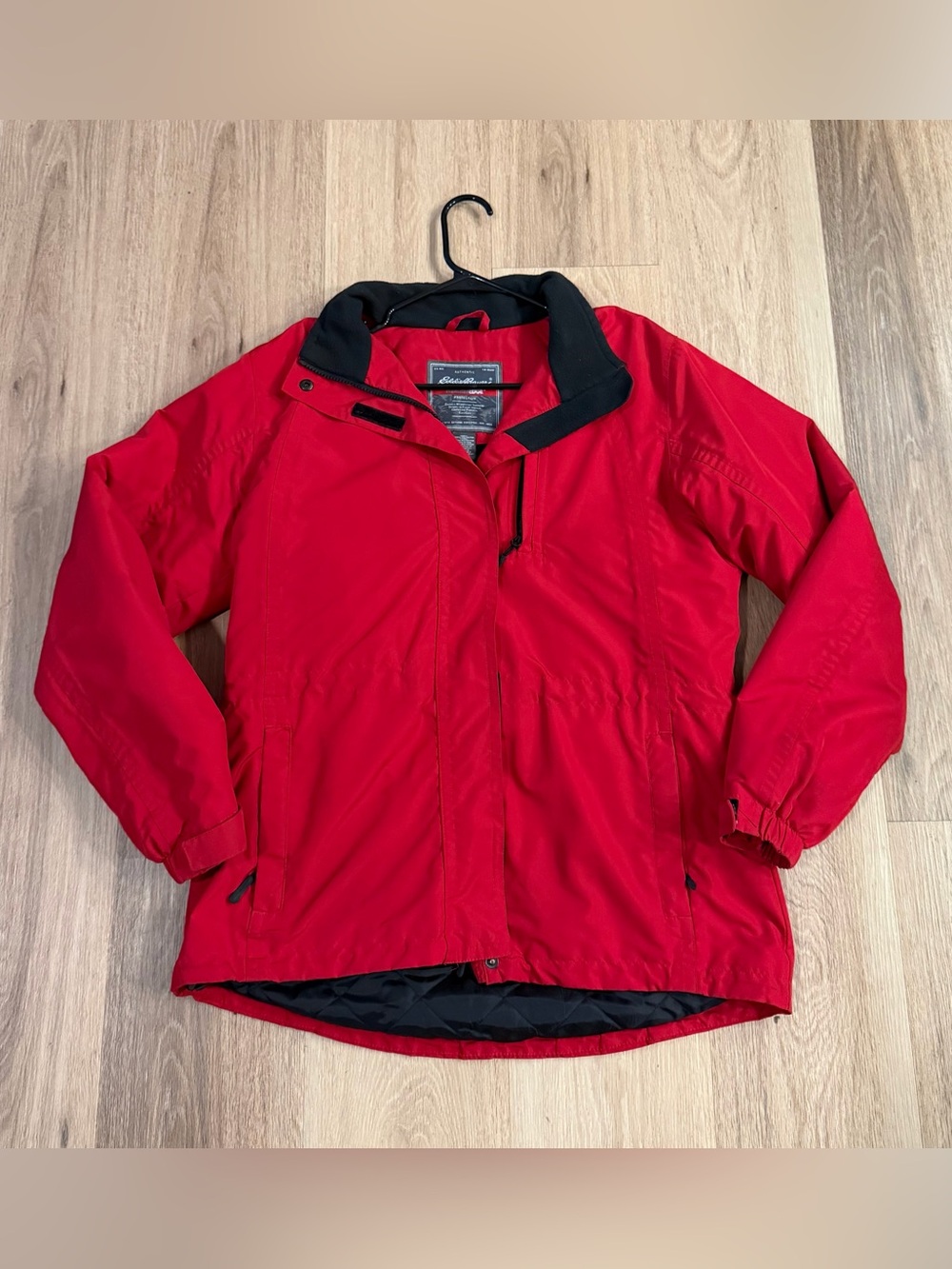 Eddie Bauer Weatheredge Protection Women’s Red Rain Jacket size Medium